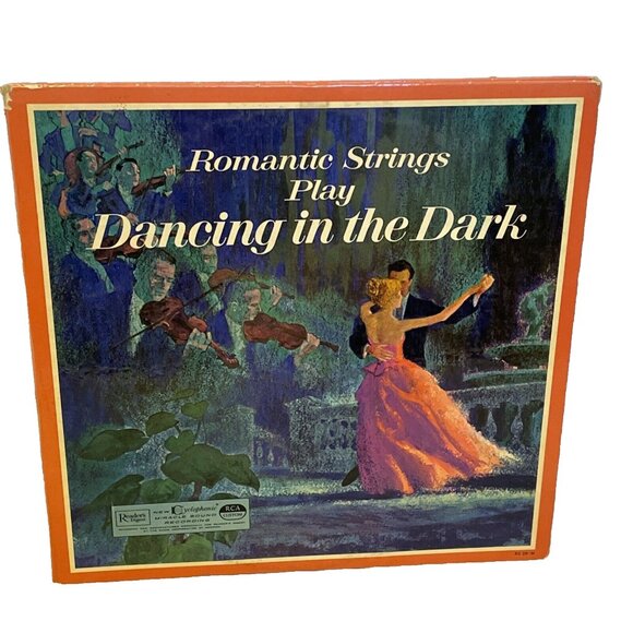 Romantic Strings Play Dancing In The Dark (Vinyl, 1963, 2x LP) Reader's Digest - Picture 1 of 12